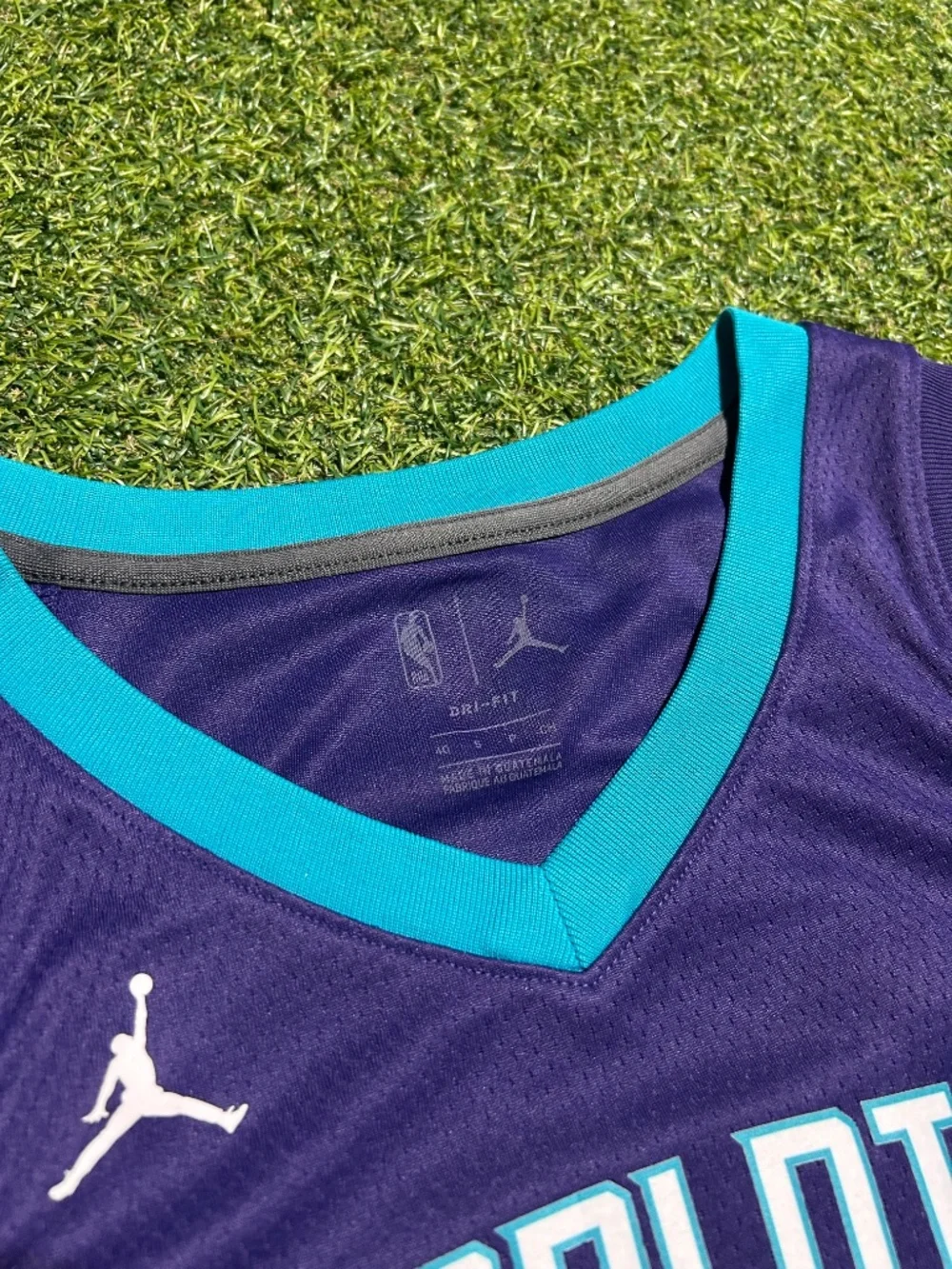 Mens Nike Air Jordan Charlotte Hornets Kemba Walker NBA Basketball Jersey